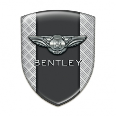 Bentley Car Accessories Badge Mesh Effect with Graphite Central Panel 