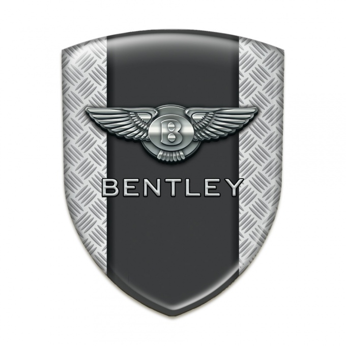 Bentley Car Accessories Badge Mesh Effect with Graphite Central Panel 