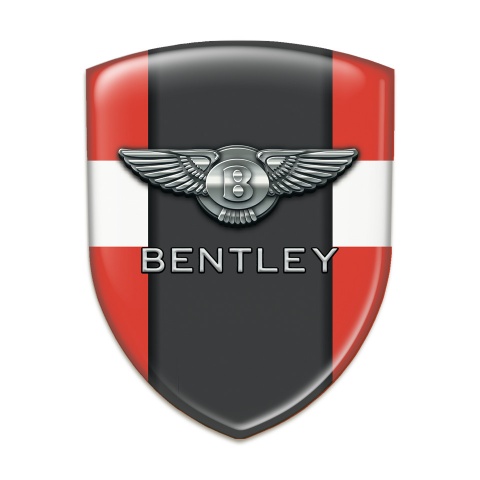 Bentley Silicone Shield Red Base White Band 