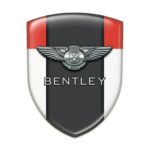 Bentley Tuning Emblem White Red Pattern 
