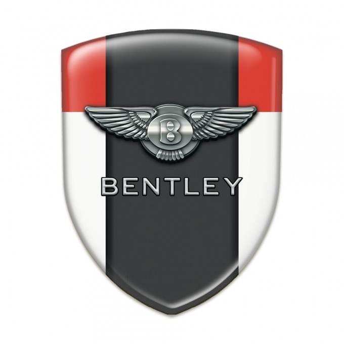 Bentley Tuning Emblem White Red Pattern 