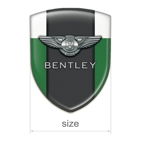 Bentley Emblem Exterior Green White Patern 