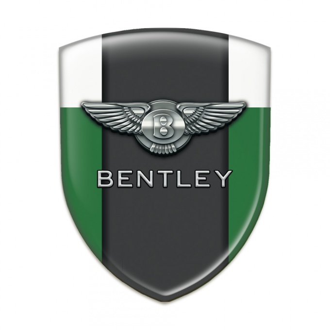 Bentley Emblem Exterior Green White Patern 
