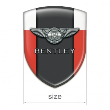 Bentley Emblem Interior Red White Pattern 