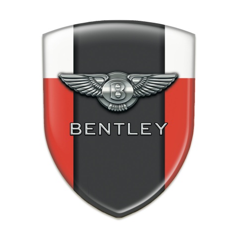 Bentley Emblem Interior Red White Pattern 