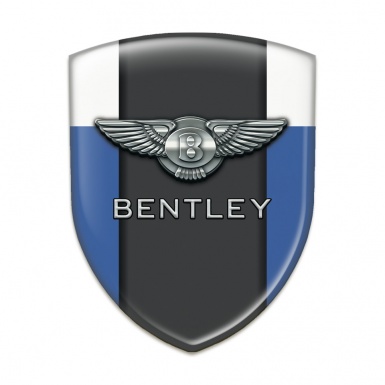 Bentley Tuning Badge Blue White Pattern 