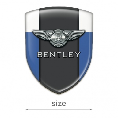 Bentley Tuning Badge Blue White Pattern 