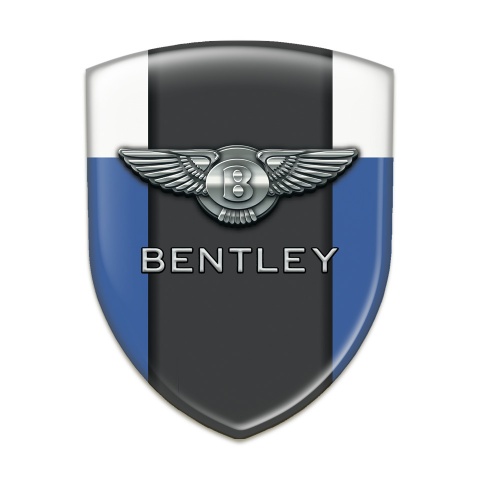 Bentley Tuning Badge Blue White Pattern 