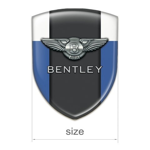 Bentley Tuning Badge Blue White Pattern 