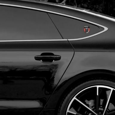 Bentley Resin Sticker Red Black Pattern 
