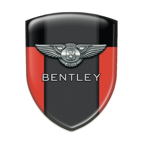 Bentley Resin Sticker Red Black Pattern 