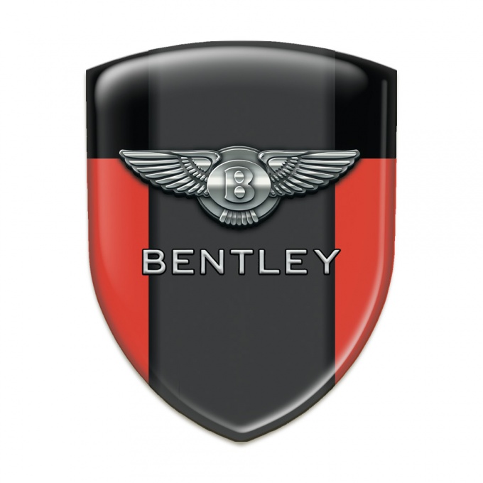 Bentley Resin Sticker Red Black Pattern 