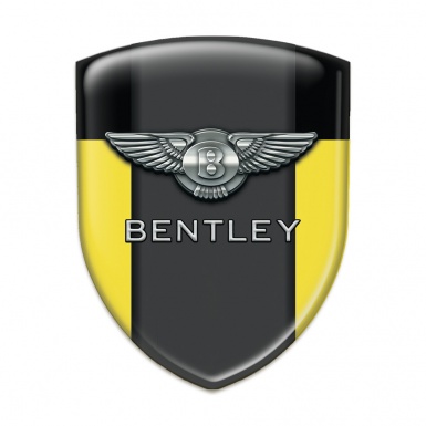 Bentley Emblem Exterior Yellow Black Pattern 