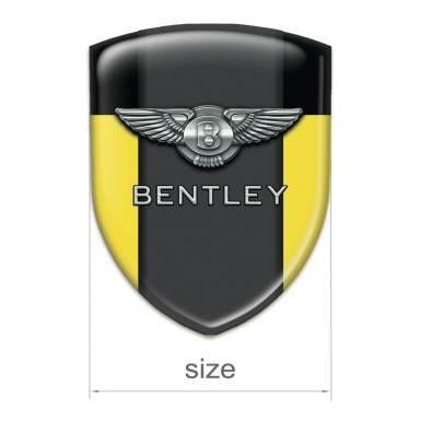 Bentley Emblem Exterior Yellow Black Pattern 