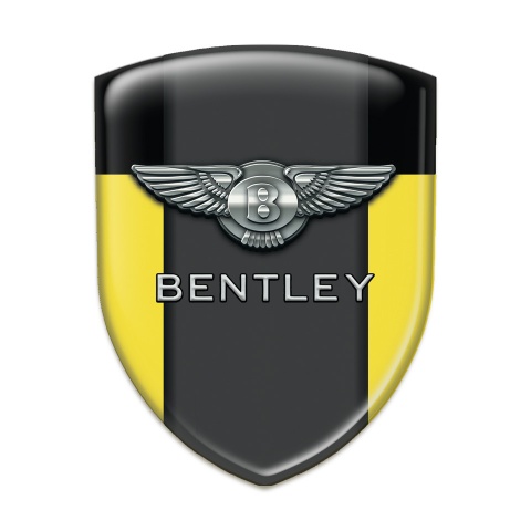 Bentley Emblem Exterior Yellow Black Pattern 