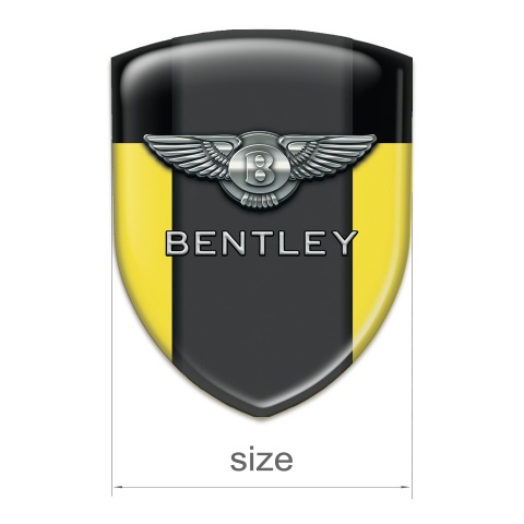 Bentley Emblem Exterior Yellow Black Pattern 