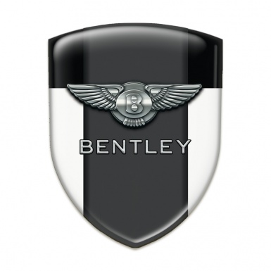 Bentley Emblem Interior White Black Pattern 