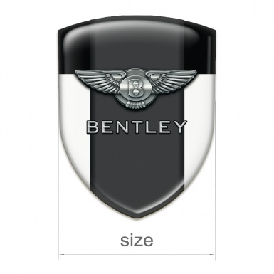 Bentley Emblem Interior White Black Pattern 