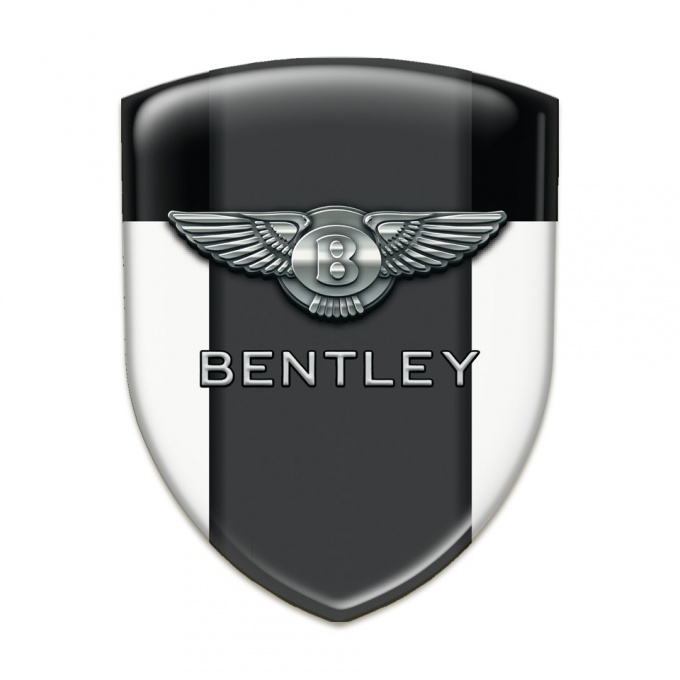 Bentley Emblem Interior White Black Pattern 