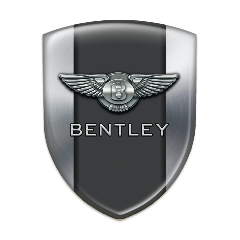 Bentley Car Interior Badge Silver Pattern 