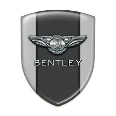 Bentley Silicone Car Decal Badge Gray Pattern 