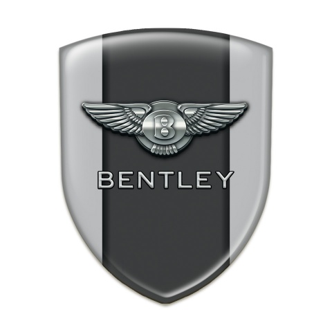 Bentley Silicone Car Decal Badge Gray Pattern 