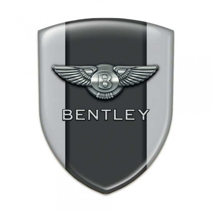 Bentley Silicone Car Decal Badge Gray Pattern 