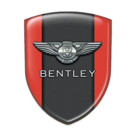 Bentley Silicone Badge Stylish Red Pattern 