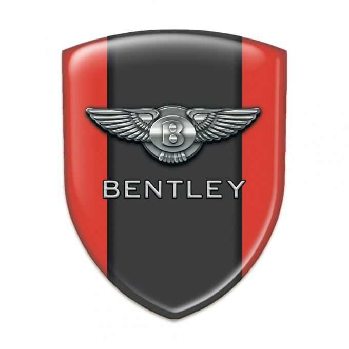 Bentley Silicone Badge Stylish Red Pattern 