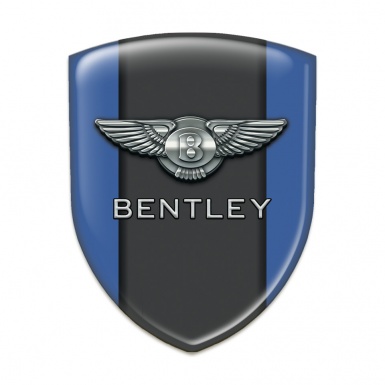 Bentley Silicone Car Decal Badge Blue Pattern 