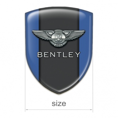 Bentley Silicone Car Decal Badge Blue Pattern 