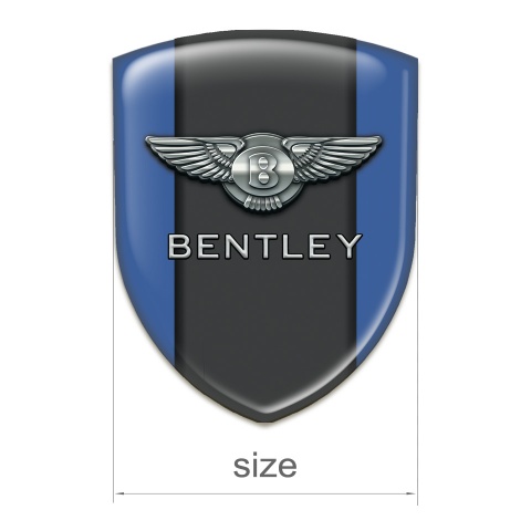 Bentley Silicone Car Decal Badge Blue Pattern 