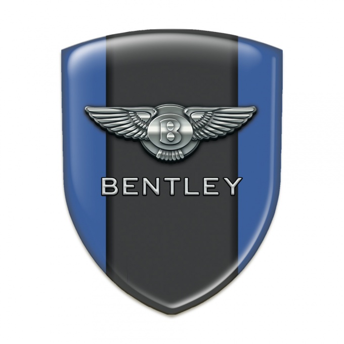 Bentley Silicone Car Decal Badge Blue Pattern 
