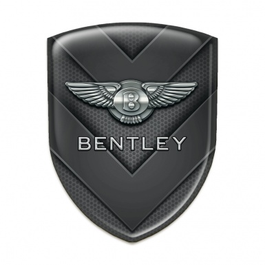 Bentley Emblem Badge Logo V Shaped Elements design 