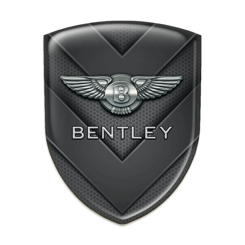 Bentley Emblem Badge Logo V Shaped Elements design 