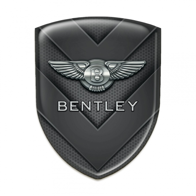 Bentley Emblem Badge Logo V Shaped Elements design 