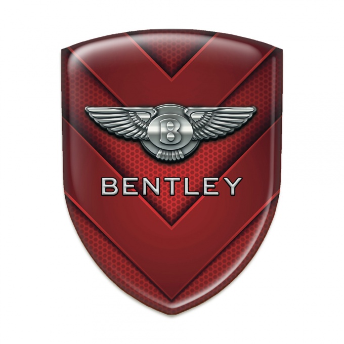 Bentley Logo Emblem Red V Shaped Elements Design 