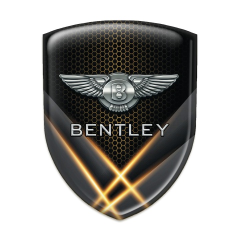 Bentley Domed Emblem Stylish Orange Lights Effect 
