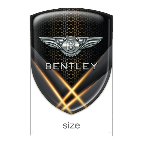 Bentley Domed Emblem Stylish Orange Lights Effect 