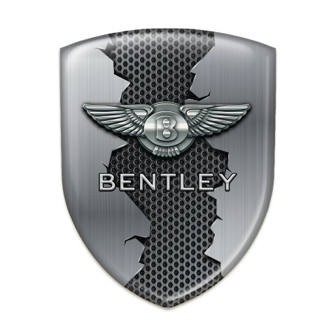 Bentley Resin Sticker Torn Metal Design 