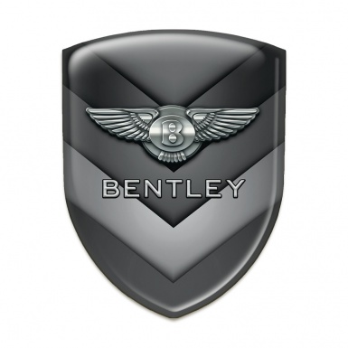 Bentley Emblem Interior Gray V Form Details Design 