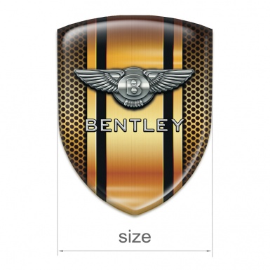 Bentley Car Accessories Badge Orange Fragmebnts Design 