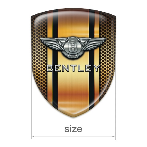 Bentley Car Accessories Badge Orange Fragmebnts Design 
