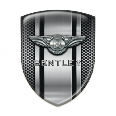 Bentley Self Adhesive Car logo Emblem Grille with Metal Panel Edition 