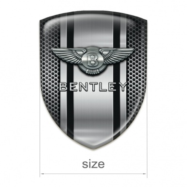 Bentley Self Adhesive Car logo Emblem Grille with Metal Panel Edition 