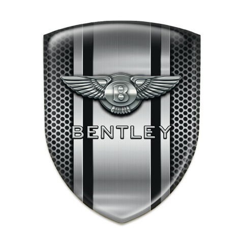 Bentley Self Adhesive Car logo Emblem Grille with Metal Panel Edition 