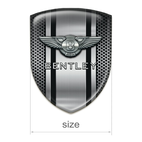 Bentley Self Adhesive Car logo Emblem Grille with Metal Panel Edition 