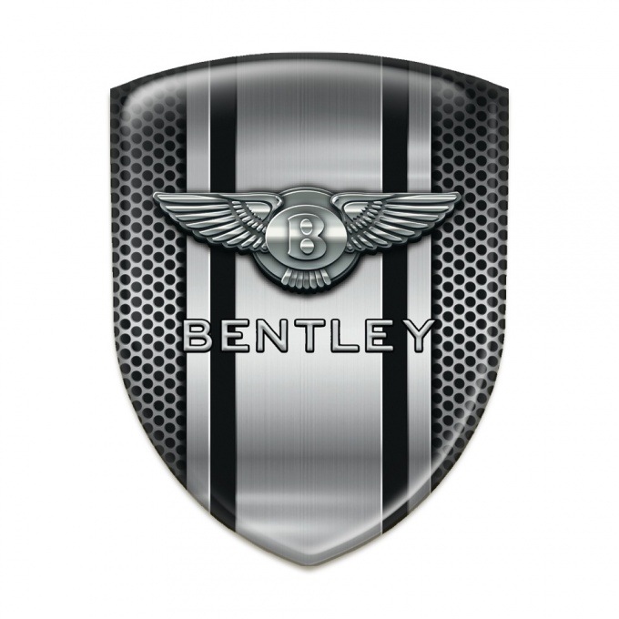 Bentley Self Adhesive Car logo Emblem Grille with Metal Panel Edition 