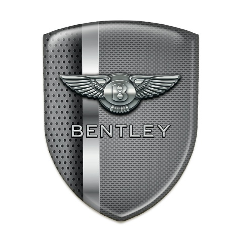 Bentley Car Interior Badge Mixed Metal Texture Design 