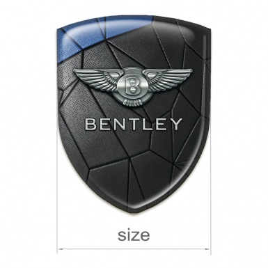 Bentley Silicone Shield Blue Black Mosaic Effect 